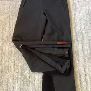 AUTHENTIC Prada Ski Snow Winter Designer Pants Linea Rossa Gore-Tex 38 Gray